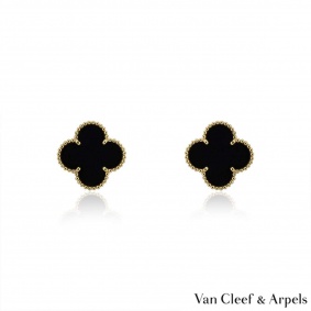 Van Cleef & Arpels Yellow Gold Magic Alhambra Earrings VCARA44300